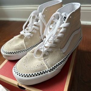 Vans Sk8-Hi Tapered Checkerboard Foxing High Top Sneakers